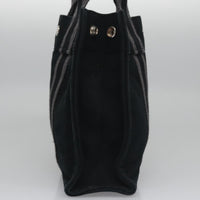 Hermes Fourre Tout Tote Canvas Black Canvas Tote Bag Bag (Authentic Pre-Loved)