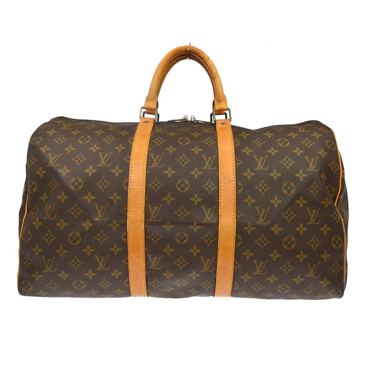 Louis Vuitton Louis Vuitton Keepall Bag Monogram Canvas Brown Canvas Travel Bag Bag (Pre-Loved)