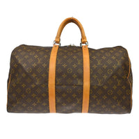 Louis Vuitton Louis Vuitton Keepall Bag Monogram Canvas Brown Canvas Travel Bag Bag (Pre-Loved)