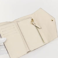 Louis Vuitton Zoe Wallet Monogram Empreinte Leather Beige Leather Wallets Accessory (Pre-Loved)