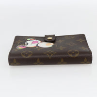 Louis Vuitton Agenda Cover Monogram Panda Brown Canvas Wallets Accessory (Pre-Loved)