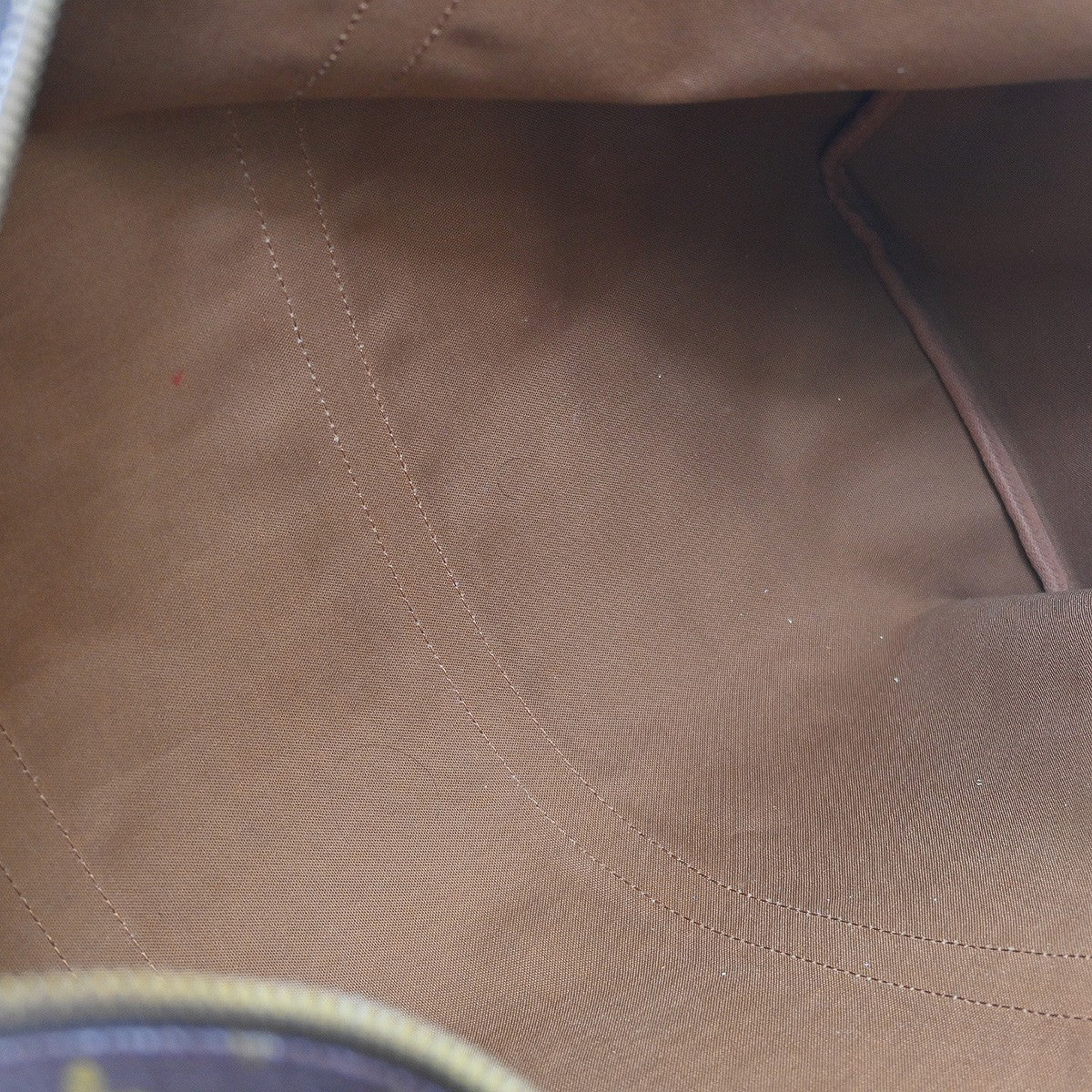 Louis Vuitton Keepall Bag Monogram Canvas Brown Canvas Travel Bag Bag (Authentic Pre-Loved)