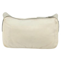 Prada Zip Waist Bag Tessuto White Nylon Shoulder Bag Bag (Authentic Pre-Loved)