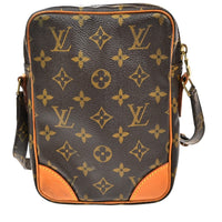 Louis Vuitton Danube Handbag Monogram Canvas Brown Canvas Shoulder Bag Bag (Authentic Pre-Loved)