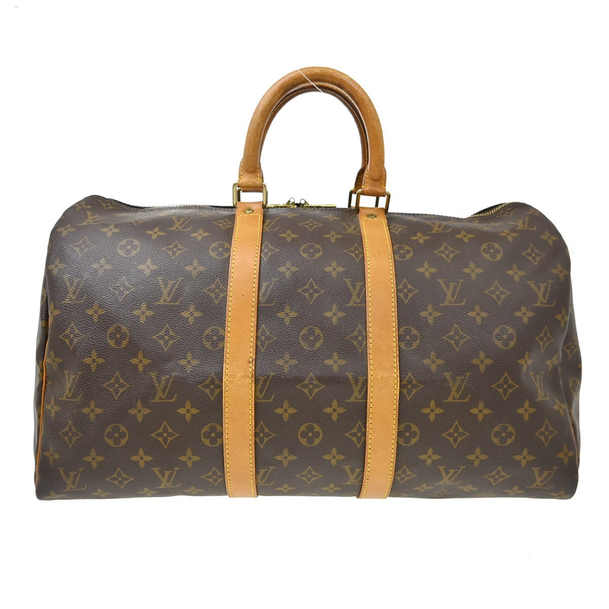 Louis Vuitton Louis Vuitton Keepall Bag Monogram Canvas Brown Canvas Travel Bag Bag (Pre-Loved)