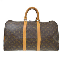 Louis Vuitton Louis Vuitton Keepall Bag Monogram Canvas Brown Canvas Travel Bag Bag (Pre-Loved)