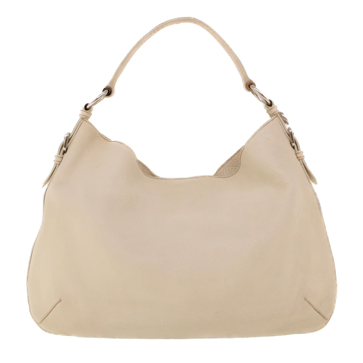 Prada Vintage Shoulder Bag Leather White Leather Shoulder Bag Bag (Pre-Loved)