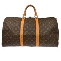 Louis Vuitton Louis Vuitton Keepall Bandouliere Bag Monogram Canvas Brown Canvas Travel Bag Bag (Pre-Loved)