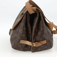 Louis Vuitton Saumur Handbag Monogram Canvas Multicolour Canvas Shoulder Bag Bag (Authentic Pre-Loved)