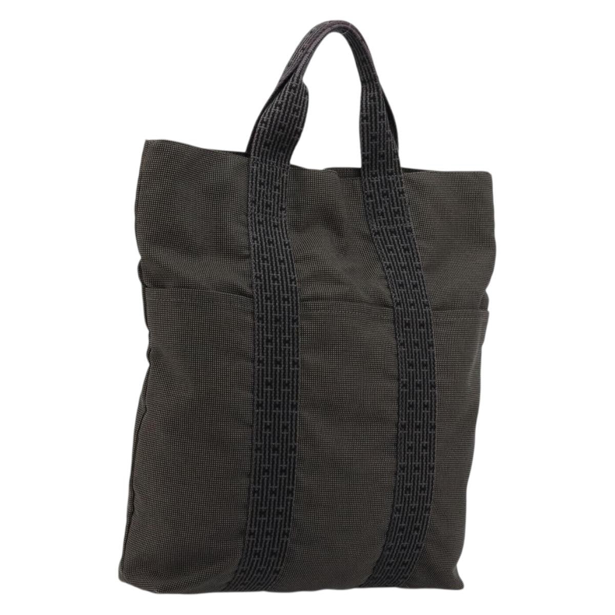 Hermes Fourre-Tout Herline Fourre-Tout Herline Gray Canvas Tote Bag Bag (Pre-Loved)