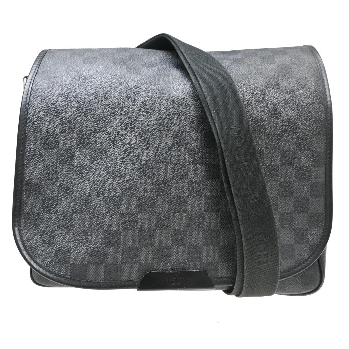 Louis Vuitton Daniel Messenger Bag Damier Graphite Gray Canvas Shoulder Bag Bag (Authentic Pre-Loved)