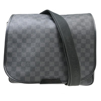 Louis Vuitton Daniel Messenger Bag Damier Graphite Gray Canvas Shoulder Bag Bag (Authentic Pre-Loved)