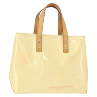 Louis Vuitton Reade Handbag Monogram Vernis Beige Patent_Leather Tote Bag Bag (Authentic Pre-Loved)