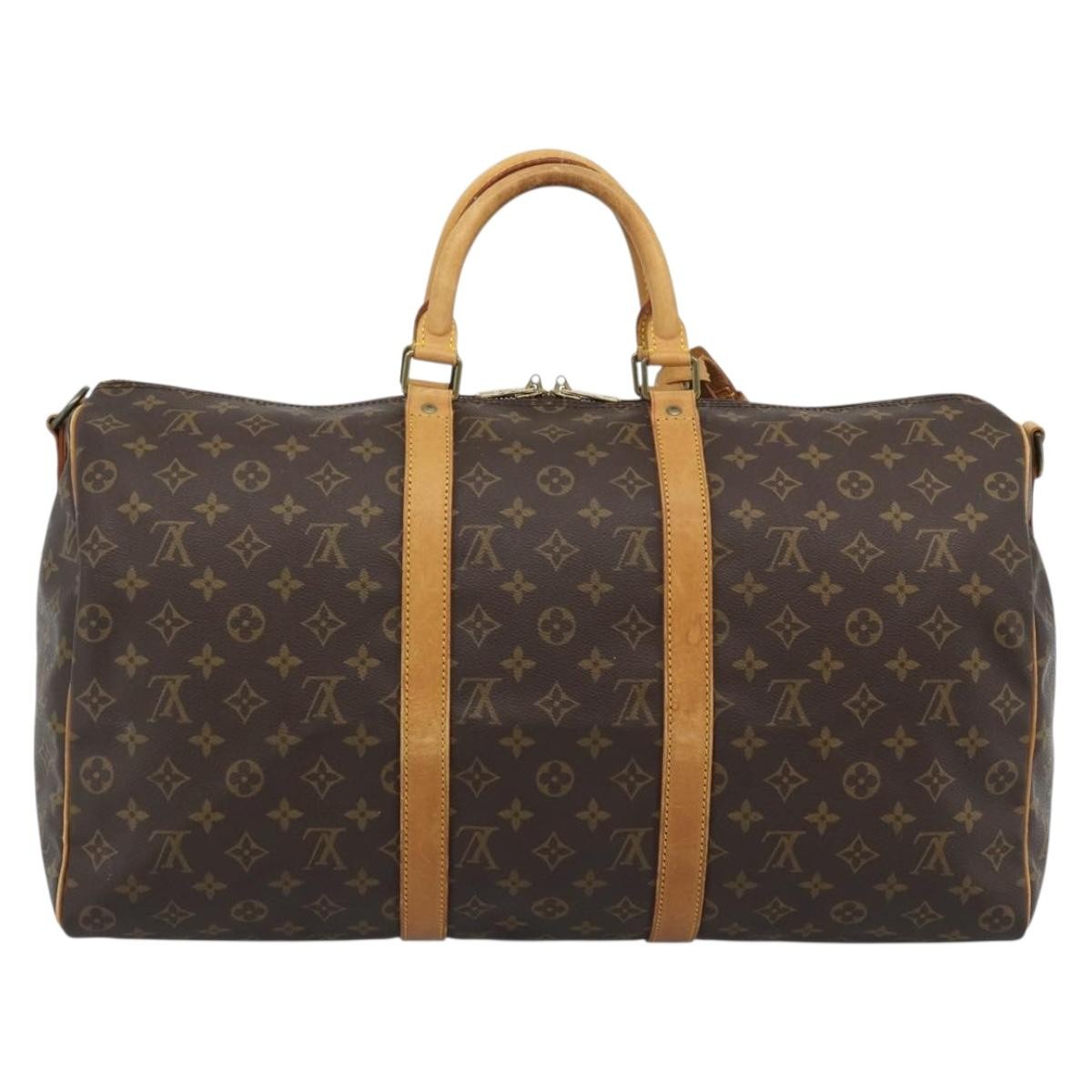 Louis Vuitton Louis Vuitton Keepall Bandouliere Bag Monogram Canvas Brown Canvas Travel Bag Bag (Pre-Loved)