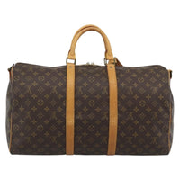 Louis Vuitton Louis Vuitton Keepall Bandouliere Bag Monogram Canvas Brown Canvas Travel Bag Bag (Pre-Loved)