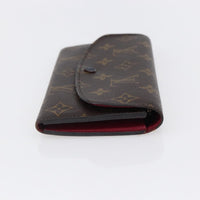 Louis Vuitton Emilie Wallet Monogram Canvas Brown Canvas Wallets Accessory (Authentic Pre-Loved)