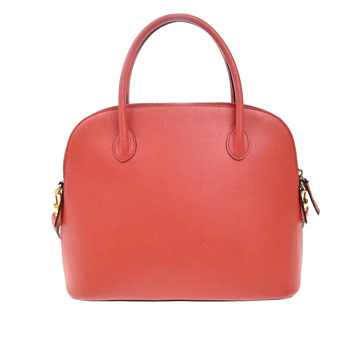 Celine Vintage Convertible Bowler Bag Leather Red Leather Handbag (Authentic Pre-Loved)