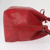 Louis Vuitton Petit Noe Handbag Epi Leather Red Leather Shoulder Bag Bag (Authentic Pre-Loved)