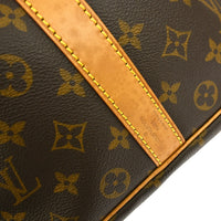 Louis Vuitton Keepall Bandouliere Bag Monogram Canvas Brown Canvas Travel Bag Bag (Authentic Pre-Loved)