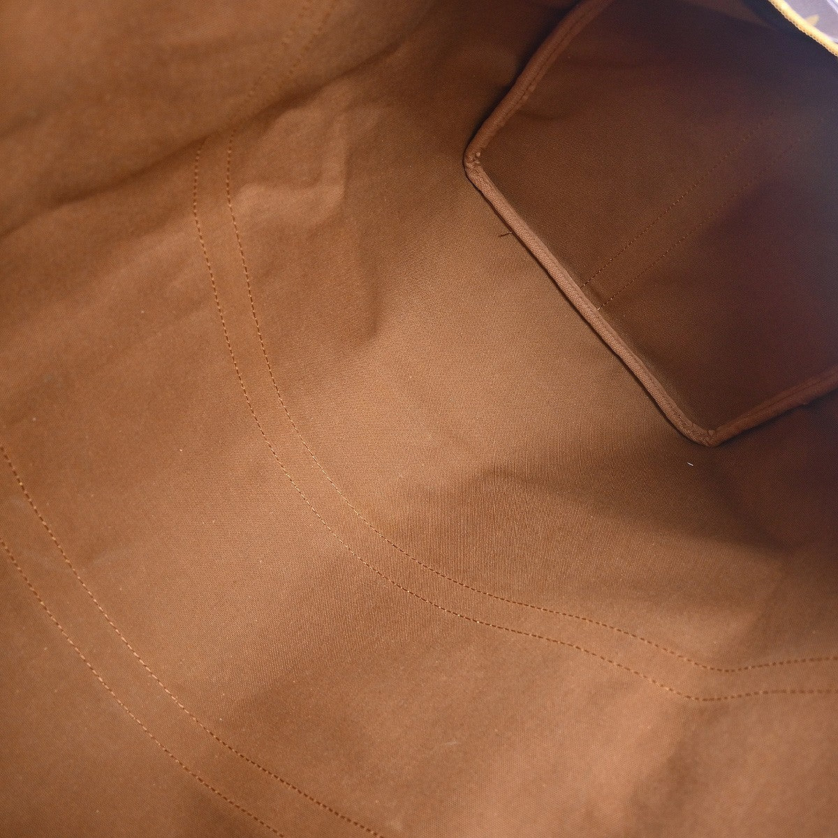Louis Vuitton Keepall Bag Monogram Canvas Brown Canvas Travel Bag Bag (Authentic Pre-Loved)