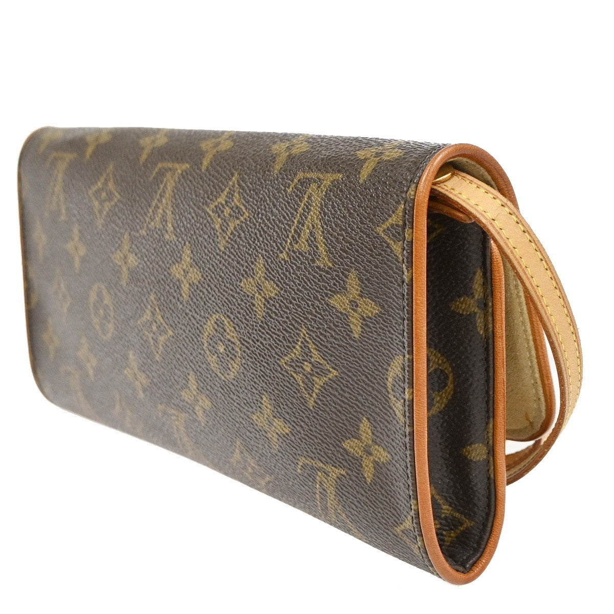 Louis Vuitton Twin Handbag Monogram Canvas Brown Canvas Clutche & Pouche Bag (Pre-Loved)