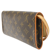 Louis Vuitton Twin Handbag Monogram Canvas Brown Canvas Clutche & Pouche Bag (Pre-Loved)