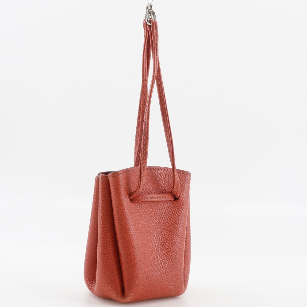Hermes Vespa Pouch Leather Orange Leather Clutche & Pouche Bag (Authentic Pre-Loved)