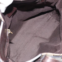 Gucci Belted Bucket Tote Gg Canvas With Leather Beige Canvas Tote Bag Bag (Authentic Pre-Loved)