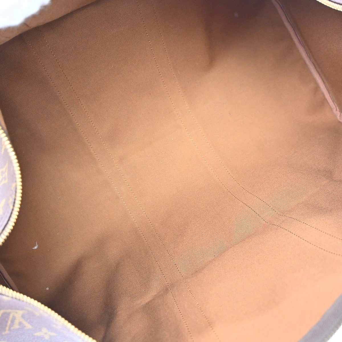 Louis Vuitton Keepall Bag Monogram Canvas Brown Canvas Travel Bag Bag (Authentic Pre-Loved)