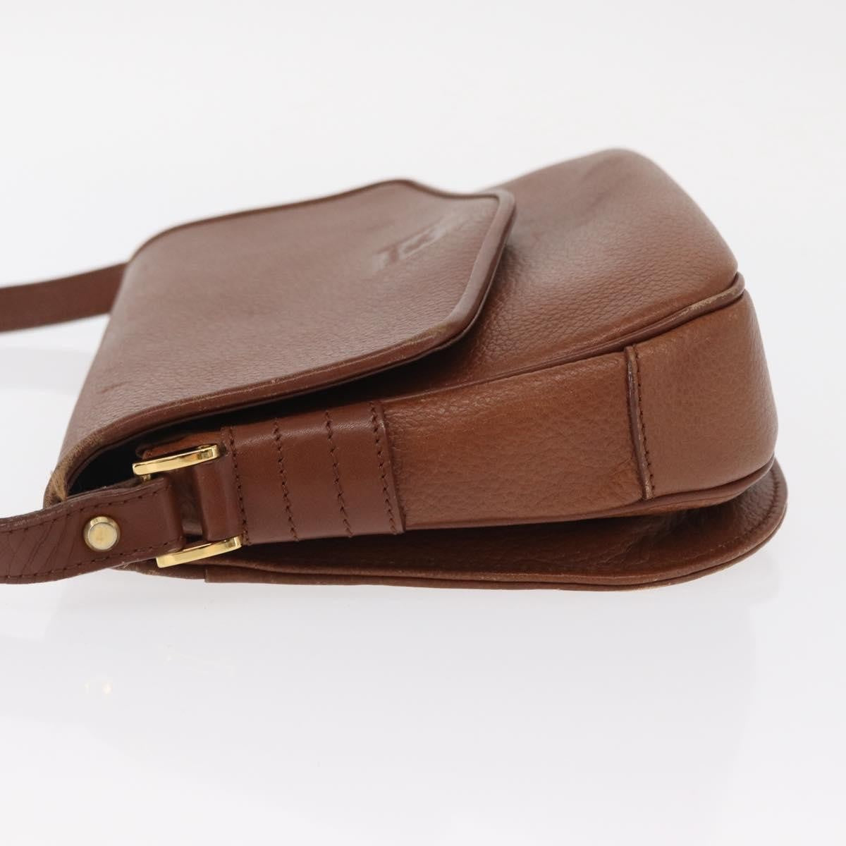 Burberry Vintage Shoulder Bag Leather Brown Leather Shoulder Bag Bag (Pre-Loved)