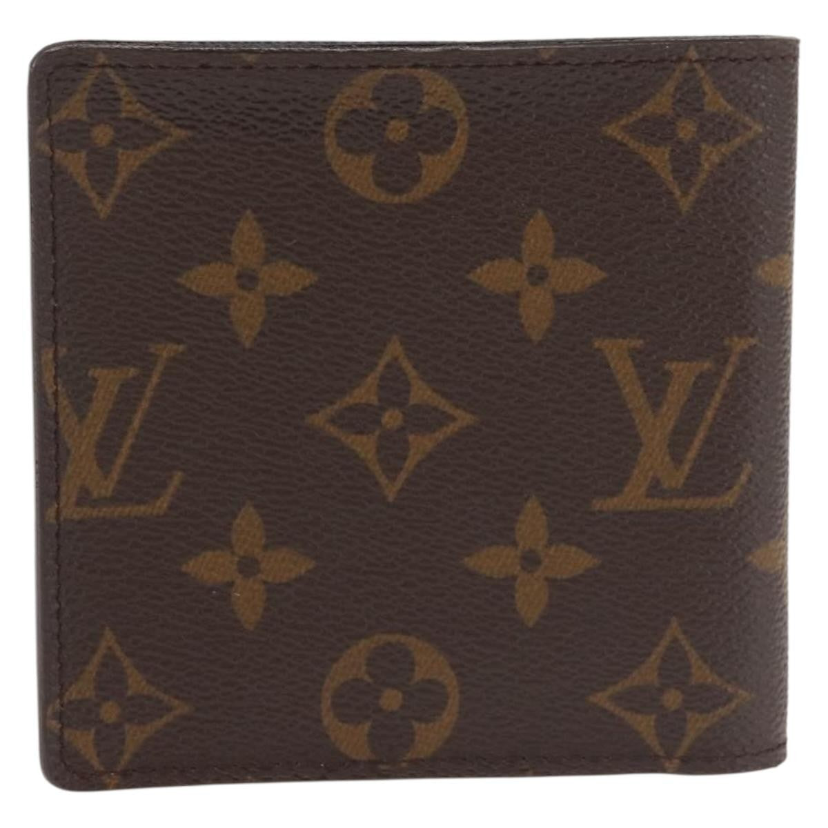 Louis Vuitton Marco Wallet Nm Monogram Canvas Brown Canvas Wallets Accessory (Authentic Pre-Loved)