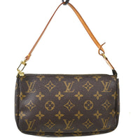 Louis Vuitton Pochette Accessoires Nm Monogram Canvas Brown Canvas Clutche & Pouche Bag (Authentic Pre-Loved)
