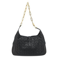Gucci Gucci Vintage Jackie Shoulder Bag Canvas And Leather Black Leather Handbag (Authentic Pre-Loved)