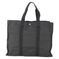 Hermes Fourre-Tout Herline Canvas Gray Canvas Tote Bag Bag (Pre-Loved)