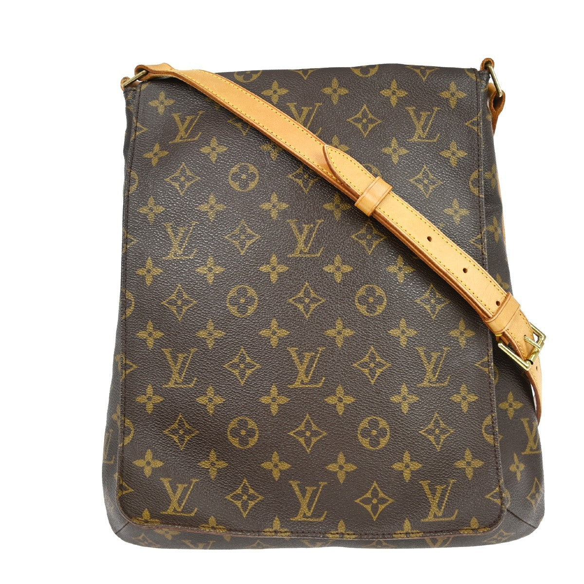Louis Vuitton Musette Salsa Handbag Monogram Canvas Brown Canvas Shoulder Bag Bag (Pre-Loved)