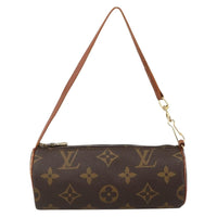 Louis Vuitton Papillon Pochette Monogram Canvas Brown Canvas Clutche & Pouche Bag (Authentic Pre-Loved)