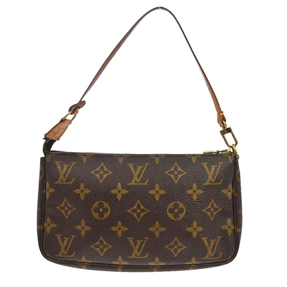 Louis Vuitton Pochette Accessoires Nm Monogram Canvas Brown Canvas Clutche & Pouche Bag (Pre-Loved)