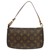 Louis Vuitton Pochette Accessoires Nm Monogram Canvas Brown Canvas Clutche & Pouche Bag (Pre-Loved)