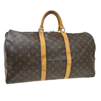 Louis Vuitton Louis Vuitton Keepall Bag Monogram Canvas Brown Canvas Travel Bag Bag (Pre-Loved)