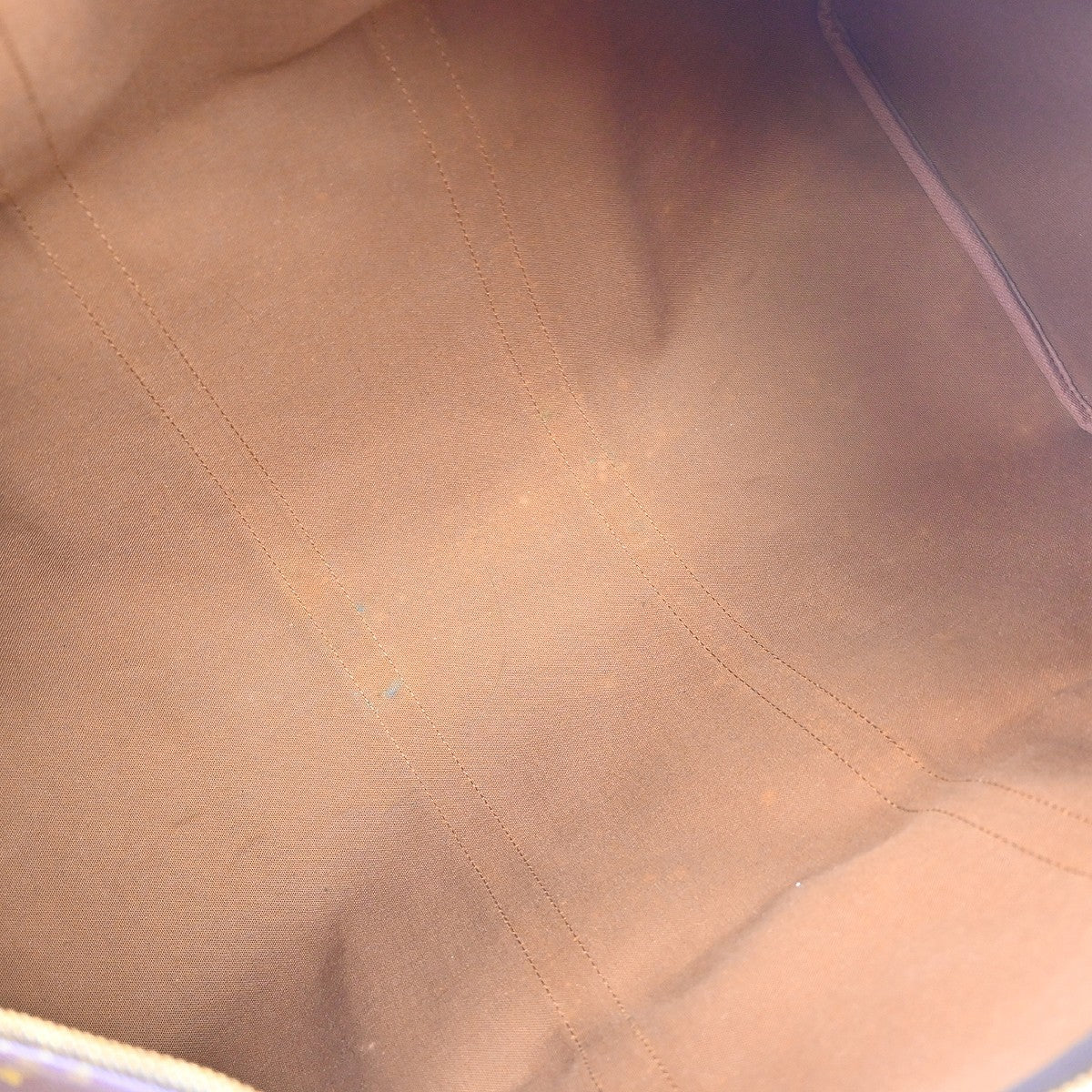 Louis Vuitton Keepall Bag Monogram Canvas Brown Canvas Travel Bag Bag (Authentic Pre-Loved)