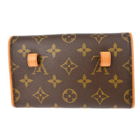 Louis Vuitton Louis Vuitton Florentine Waist Bag Monogram Canvas Brown Canvas Clutche & Pouche Bag (Pre-Loved)