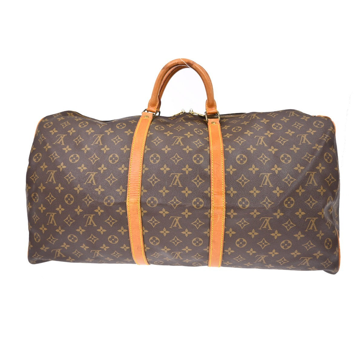 Louis Vuitton Louis Vuitton Keepall Bag Monogram Canvas Brown Canvas Travel Bag Bag (Authentic Pre-Loved)