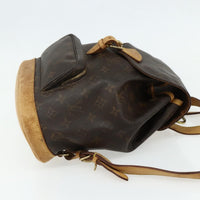 Louis Vuitton Vintage Montsouris Backpack Monogram Canvas Brown Canvas Backpack Bag (Authentic Pre-Loved)
