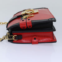Louis Vuitton Trunk Clutch Epi Leather Red Leather Shoulder Bag Bag (Authentic Pre-Loved)