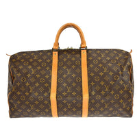 Louis Vuitton Louis Vuitton Keepall Bag Monogram Canvas Brown Canvas Travel Bag Bag (Pre-Loved)