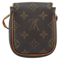 Louis Vuitton Cancun Pochette Monogram Canvas Brown Canvas Clutche & Pouche Bag (Authentic Pre-Loved)