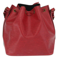 Louis Vuitton Petit Noe Handbag Epi Leather Red Leather Shoulder Bag Bag (Pre-Loved)