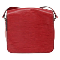 Louis Vuitton Cartouchiere Handbag Epi Leather Red Leather Shoulder Bag Bag (Pre-Loved)