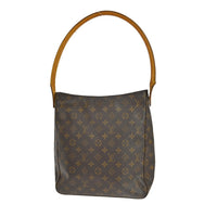 Louis Vuitton Monogram Looping Handbag Monogram Canvas Brown Canvas Shoulder Bag Bag (Authentic Pre-Loved)