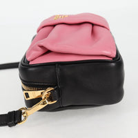 Prada Bow Camera Crossbody Bag Nappa Leather Black Leather Shoulder Bag Bag (Authentic Pre-Loved)